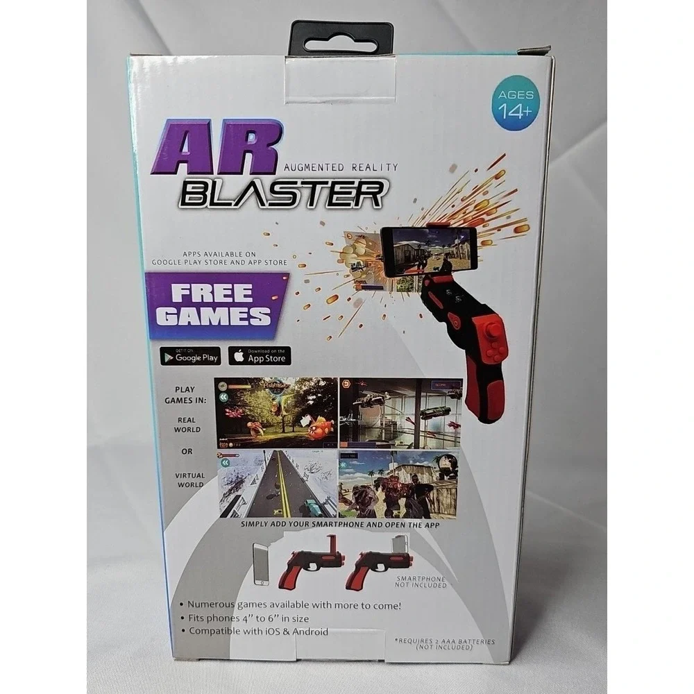 Augmented Reality AR Blaster All-in-One VR Smartphone Gaming System iOS NEW